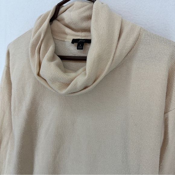 J Crew Turtleneck Pullover Sweater Size S Beige - Picture 3 of 11